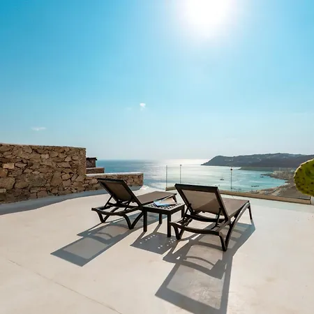 Elia House With Amazing View On The Beach Mykonos Vila