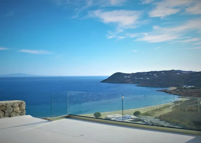 Villa Panoramic Aegean At Elia Mykonos - Private & Exclusive *