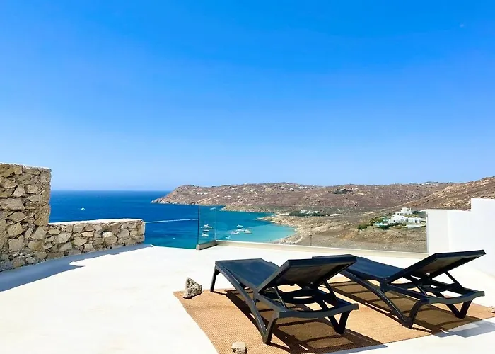 Panoramic Aegean At Elia Mykonos - Private & Exclusive 别墅 Elia (Mykonos)