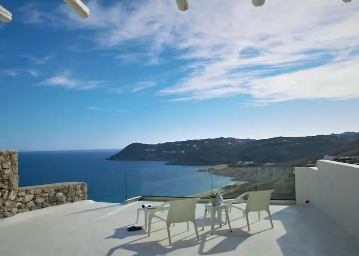 فيلة Panoramic Aegean At Elia Mykonos - Private & Exclusive Elia (Mykonos)
