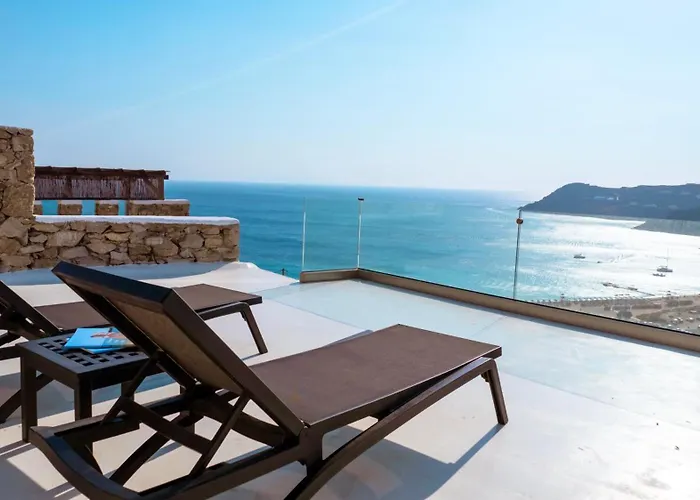 Villa Panoramic Aegean At Elia Mykonos - Private & Exclusive Elia (Mykonos)