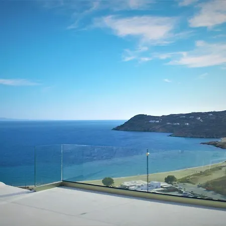 ヴィラ Elia House With Amazing View On The Beach Mykonos *