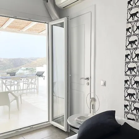 Elia House With Amazing View On The Beach Mykonos ヴィラ Mykonos Town