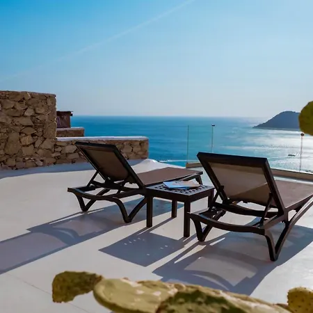 Elia House With Amazing View On The Beach Mykonos ヴィラ Mykonos Town